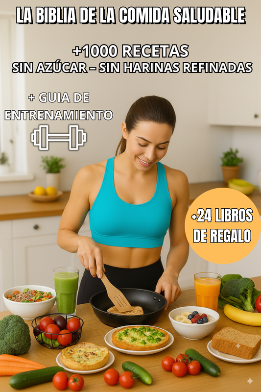 LA BIBLIA SALUDABLE 1000 RECETAS + 24 BONUS